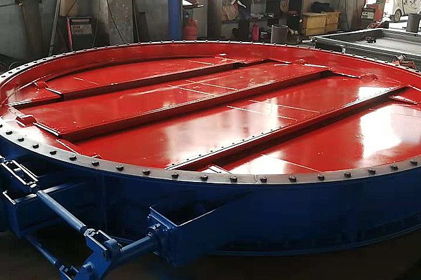 又一個(gè)圓形擋板門制作完工了，快來(lái)看