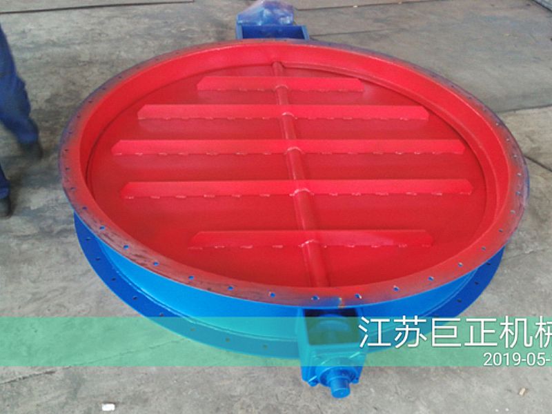 圓形擋板門（直徑150cm），順利完工