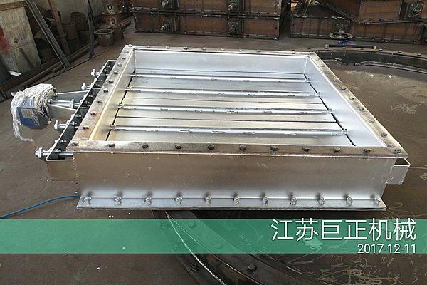 方形擋板門（寬8m）完工，待包裝