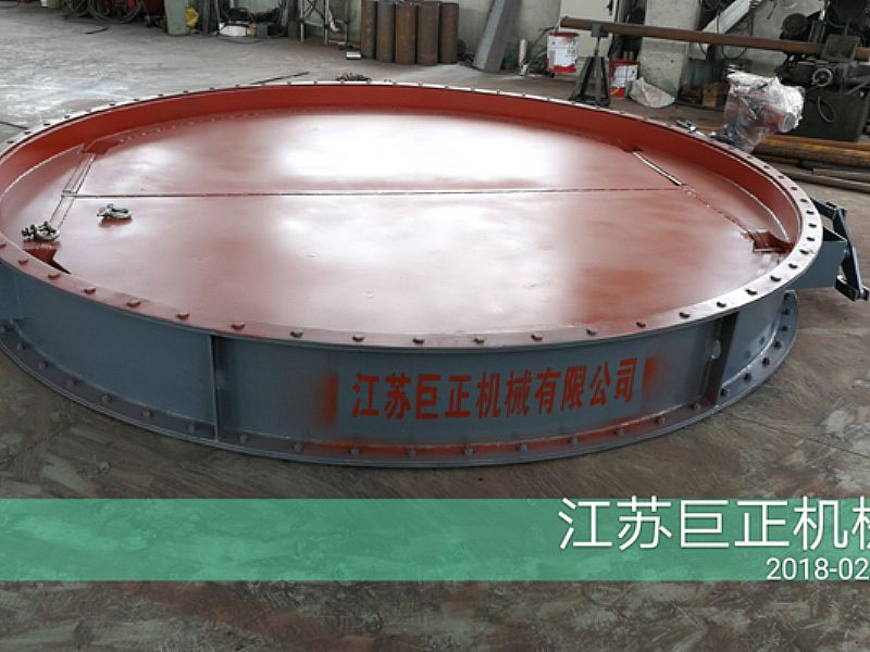 圓形擋板門（直徑270cm）完工了，準備發(fā)往江西客戶