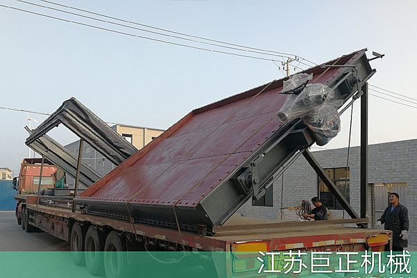 巨正機械公司擋板門，裝車發(fā)貨了